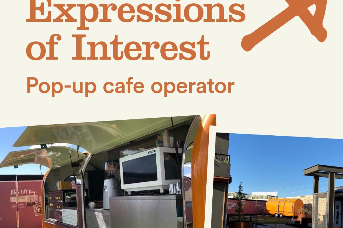 EOI: Pop-up café operator at the GX Display Village