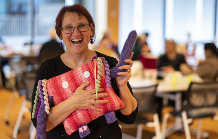 Meet the charity bringing comfort to the Canberra community, one stitch at a time