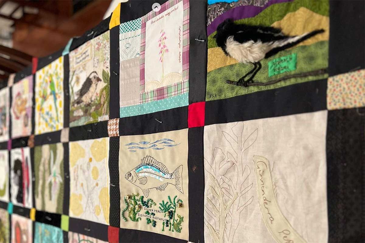 Art meets the environment in the Threatened Species Collaborative Quilt