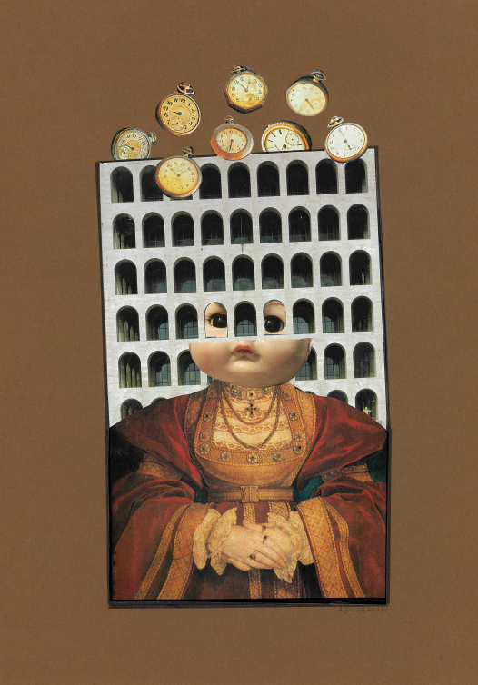 Art Exhibition: LIFE AS AN OLD DOLL – A collage inquiry by Robyn Davis