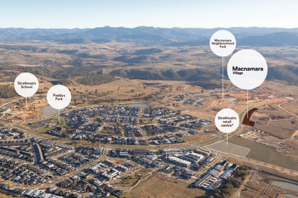 Development opportunities at Macnamara Village Land Auction