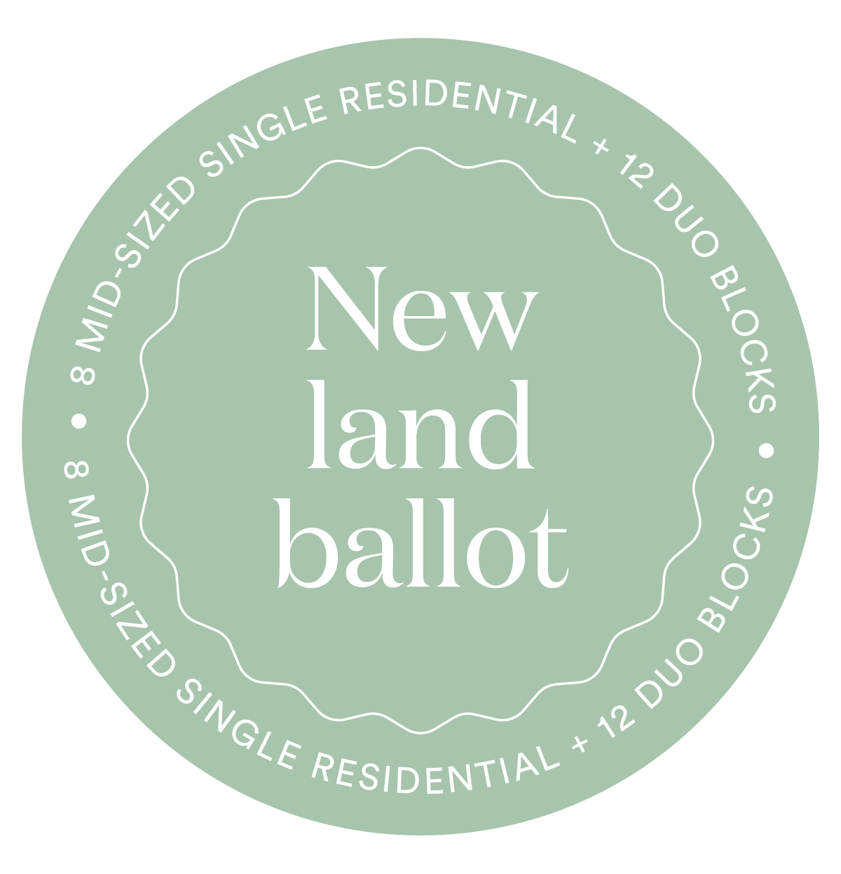 New land, more possibilities. Land ballot now open.  badge